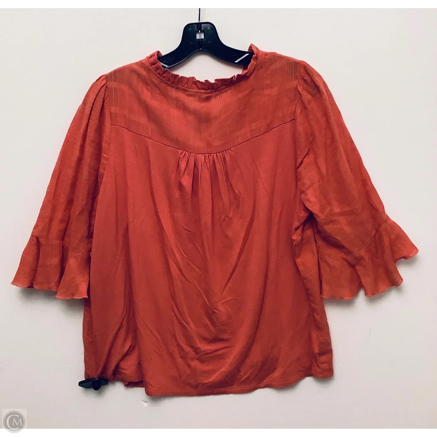 Top Short Sleeve By Dolan Left Coast In Orange, Size: S
