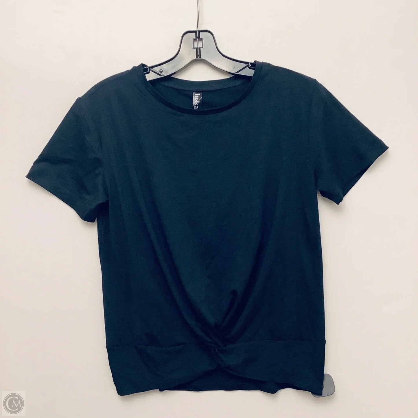 Top Short Sleeve By Lukka In Navy Size: S