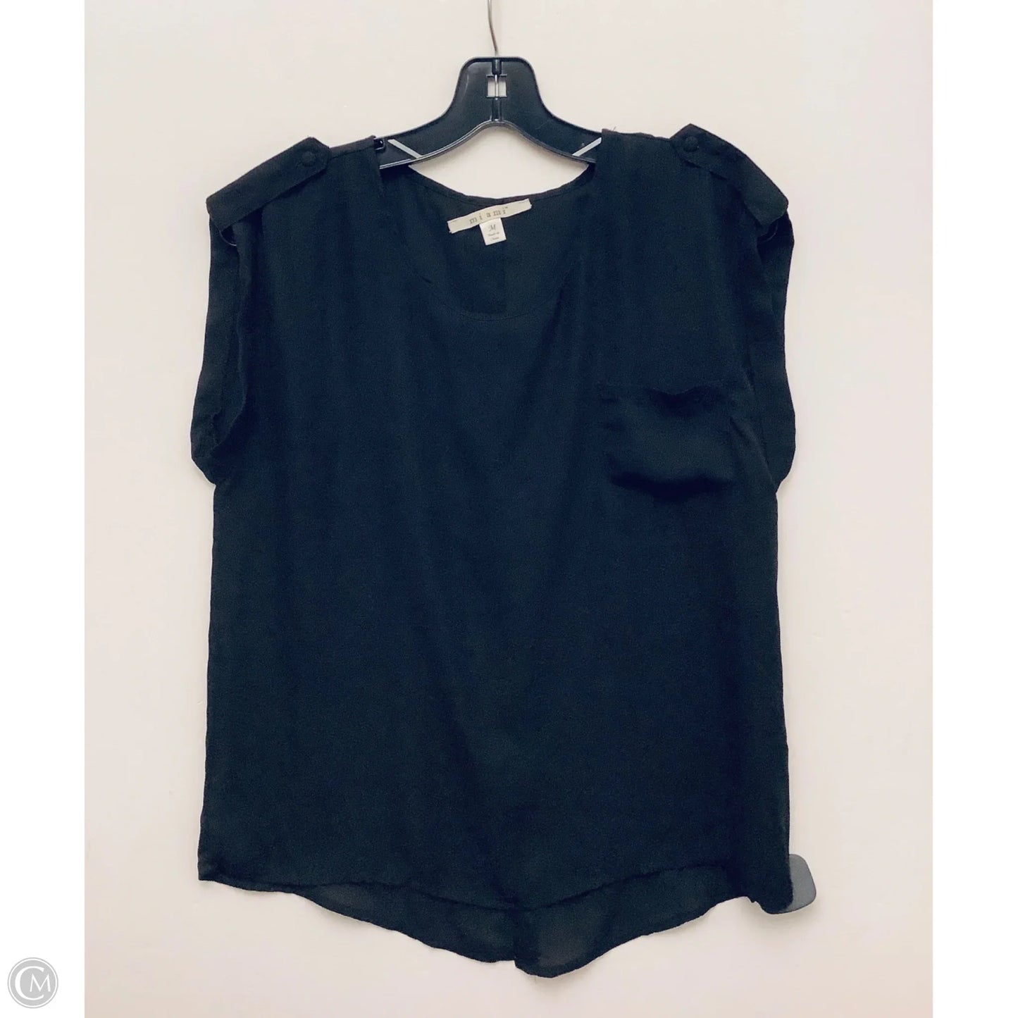 Top Sleeveless By Mi Ami In Black, Size: M