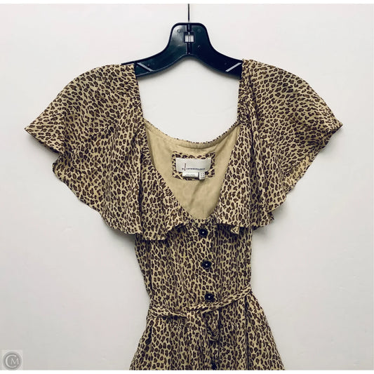 Dress Casual Maxi By Anthropologie In Animal Print, Size: 2