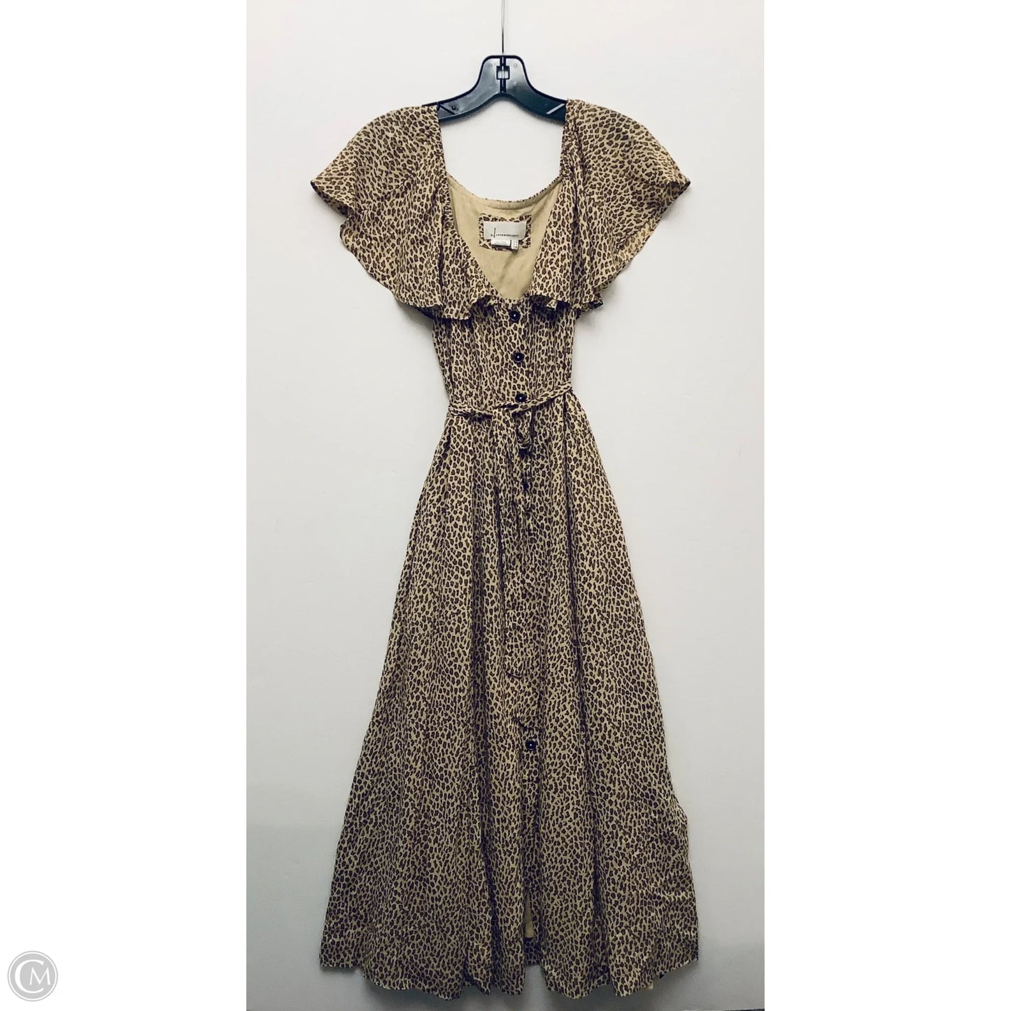 Dress Casual Maxi By Anthropologie In Animal Print, Size: 2