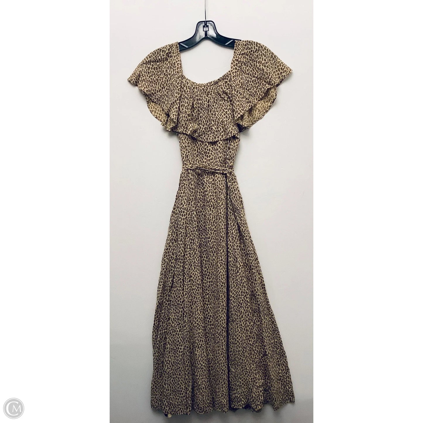 Dress Casual Maxi By Anthropologie In Animal Print, Size: 2
