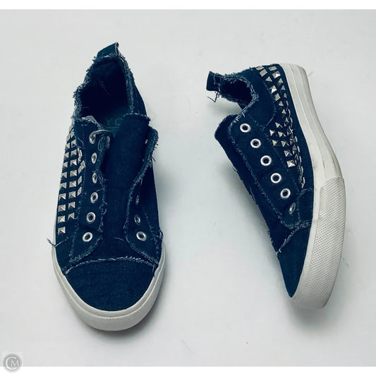 Shoes Sneakers By Yoki In Blue Denim, Size: 7
