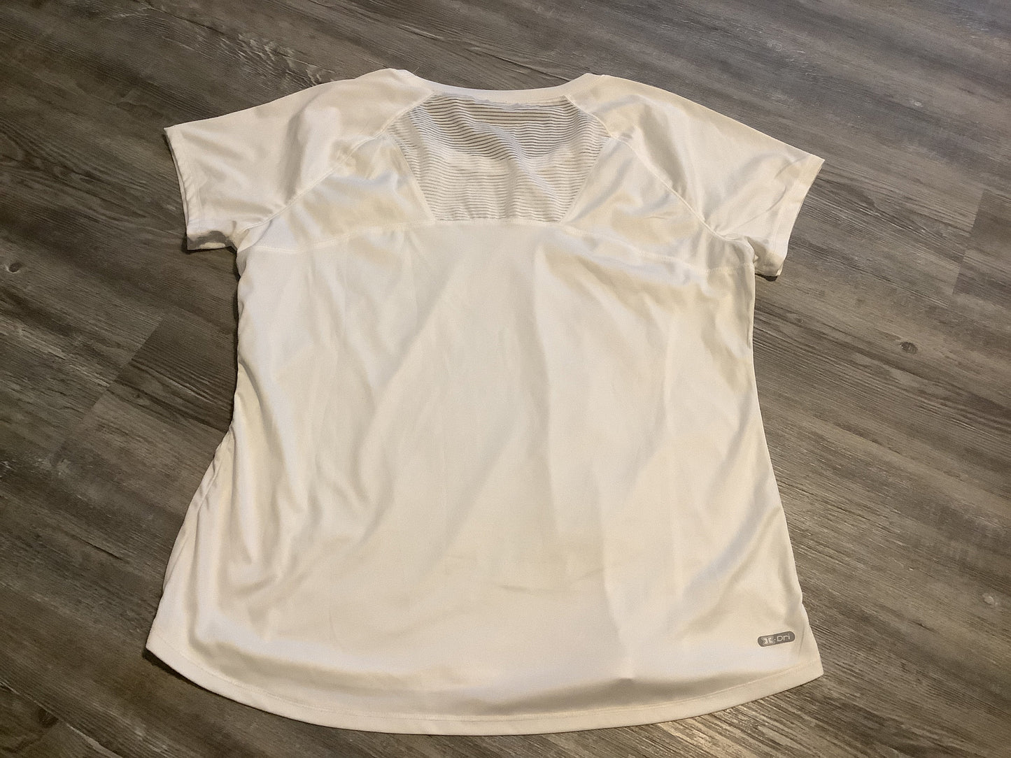 White Athletic Top Short Sleeve Rbx, Size L