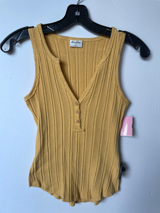 Yellow Top Sleeveless Others Follow, Size S