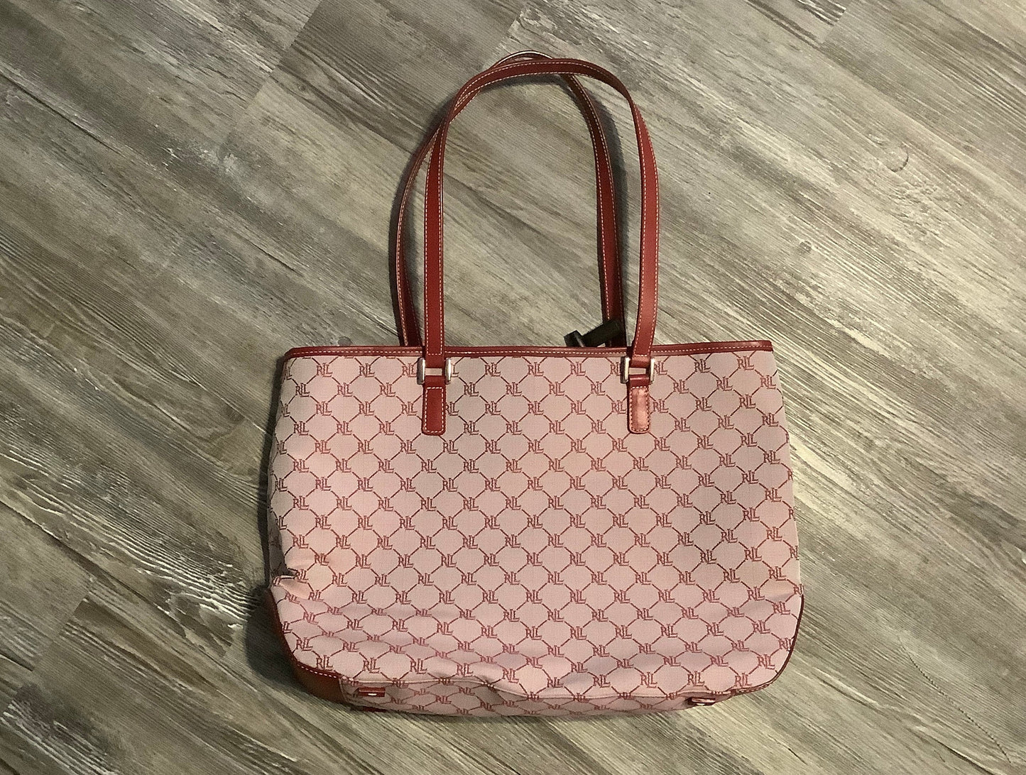 Tote Lauren By Ralph Lauren, Size Large