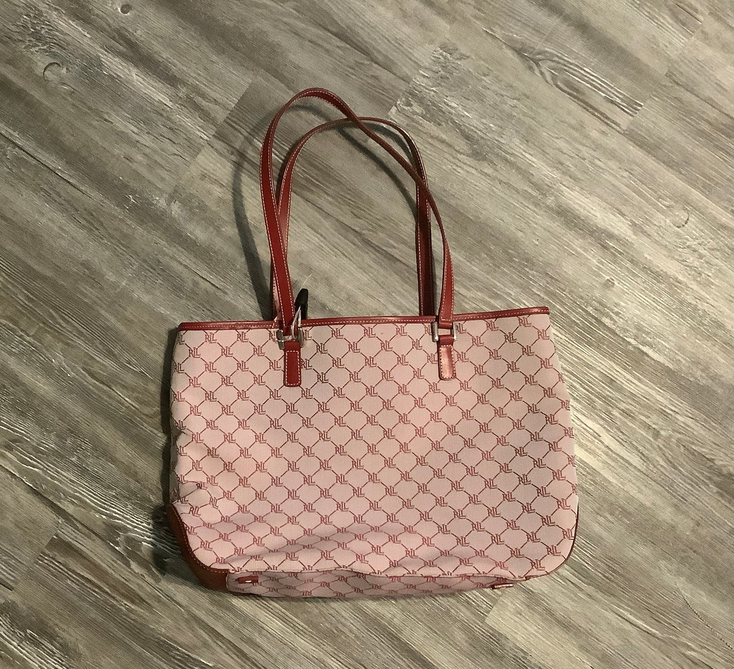 Tote Lauren By Ralph Lauren, Size Large