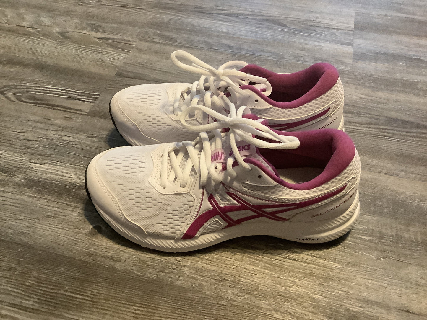 Purple & White Shoes Athletic Asics, Size 6.5