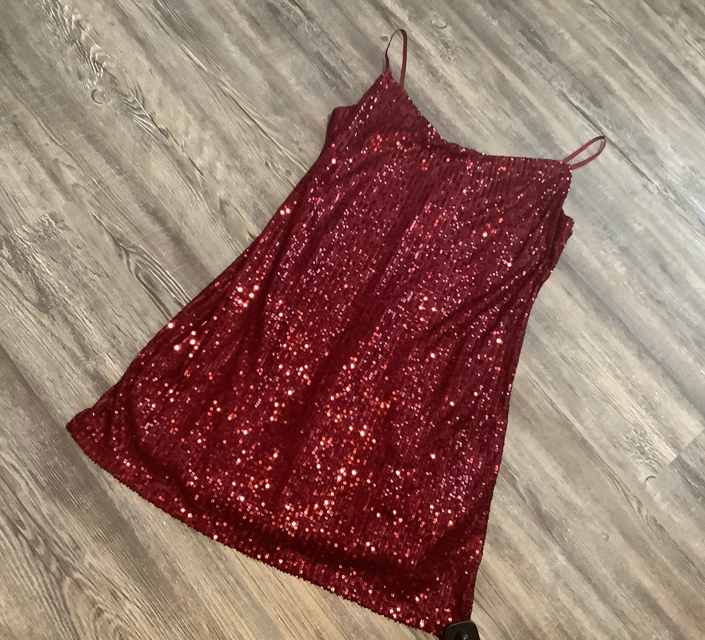 Red Dress Party Short Clothes Mentor, Size L