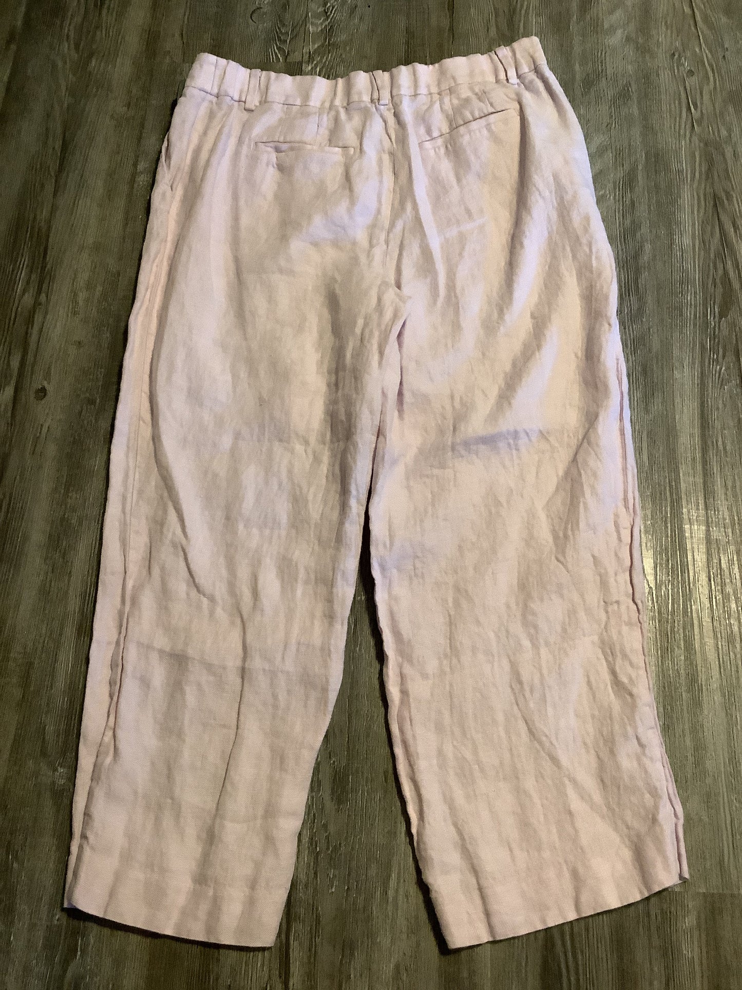 Pants Linen By Talbots In Pink, Size: M