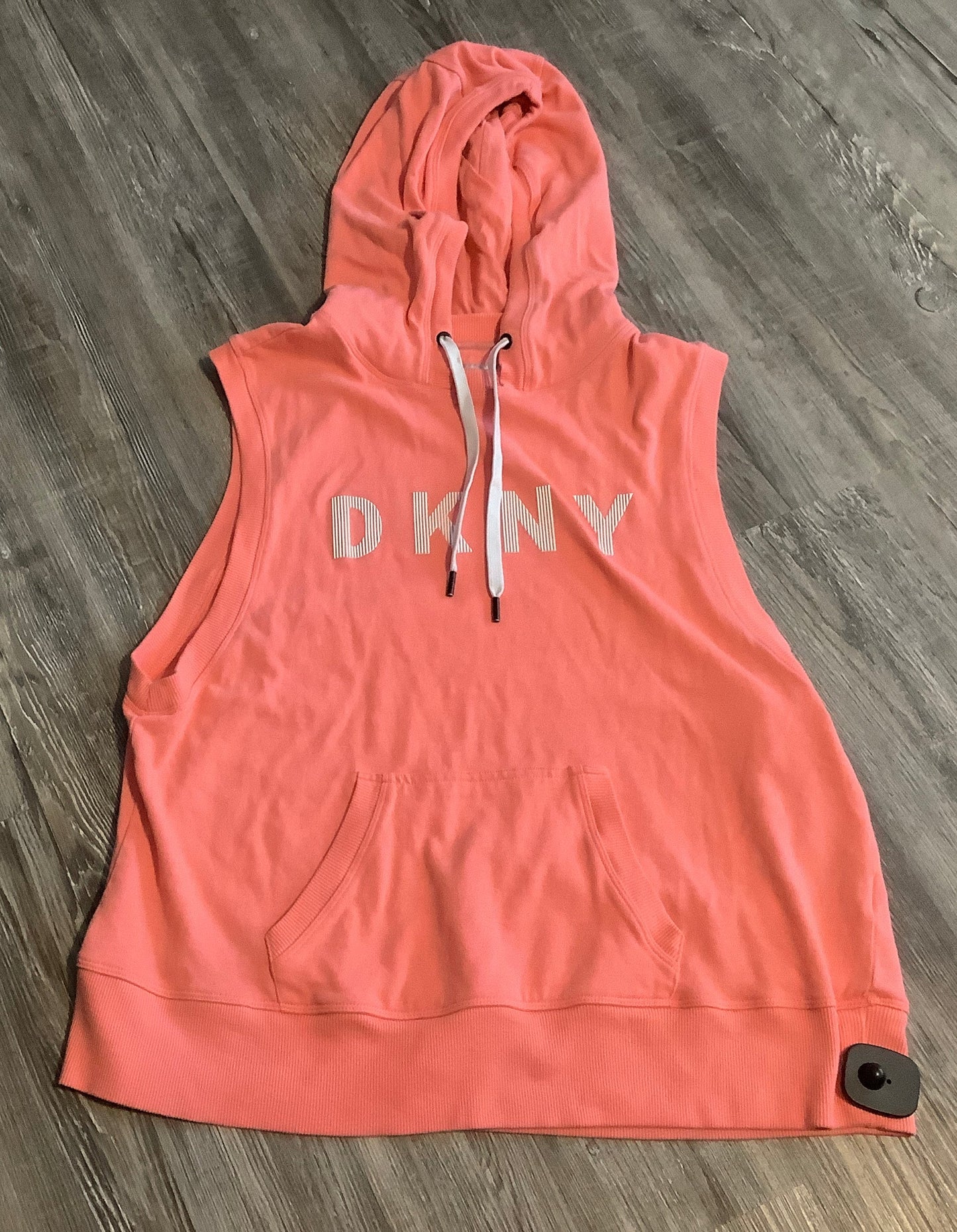 Sweatshirt Hoodie By Dkny  Size: L