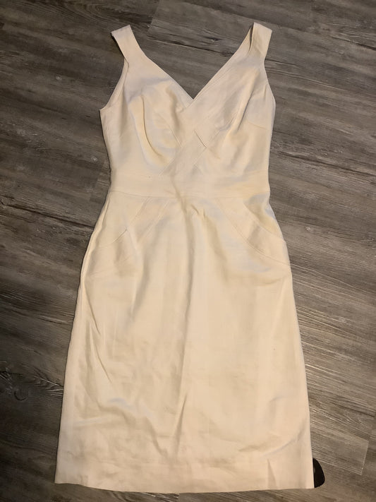 White Dress Casual Midi Milly, Size 6