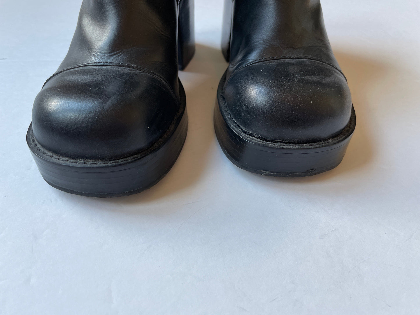 Boots Ankle Heels By Harley Davidson In Black, Size: 5.5