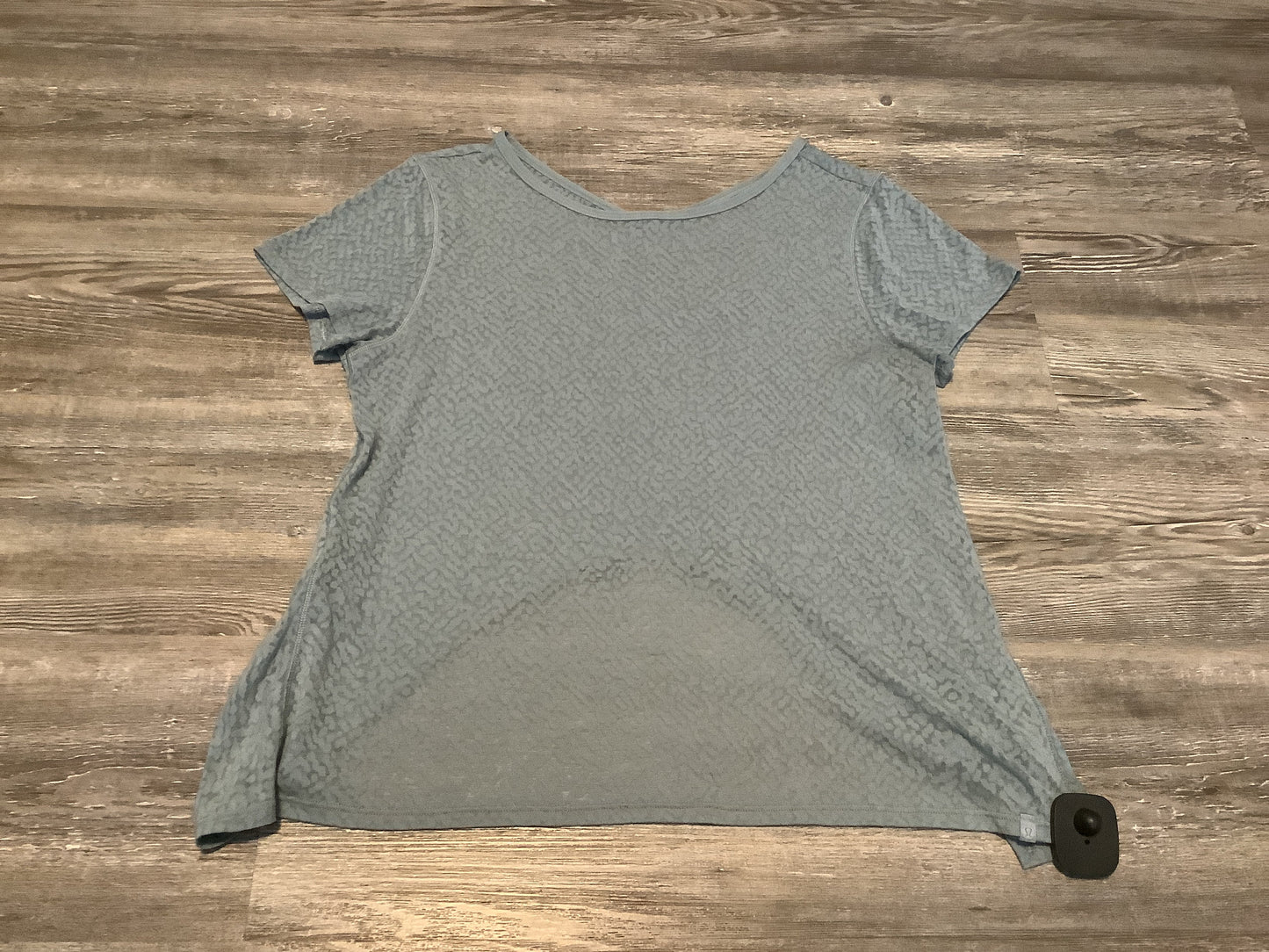 Blue Athletic Top Short Sleeve Lululemon, Size Xs