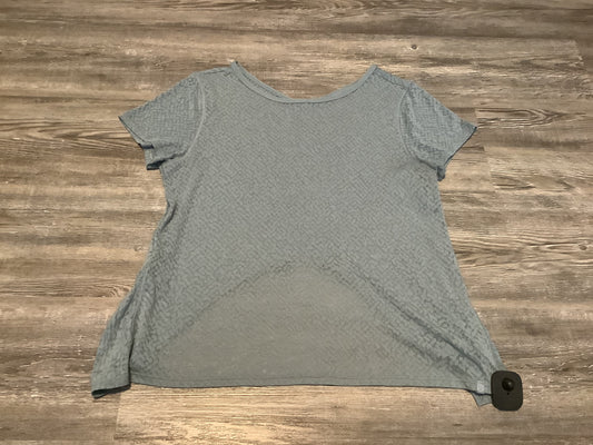 Blue Athletic Top Short Sleeve Lululemon, Size Xs