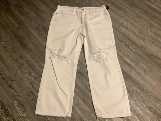 White Jeans Straight Sneak Peek, Size 12
