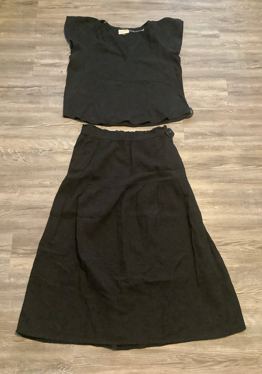 Black Skirt Set 2pc Universal Thread, Size M
