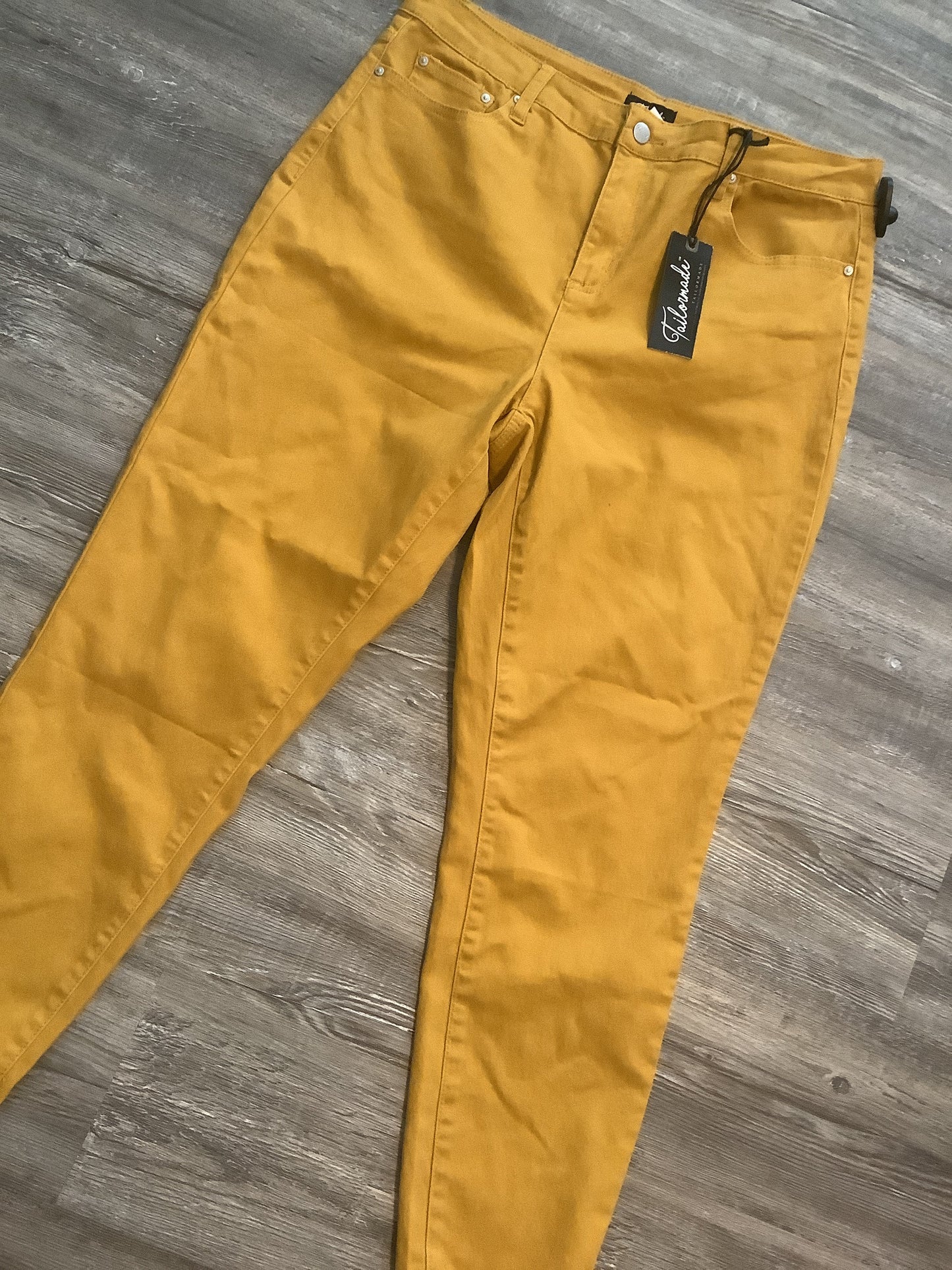 Jeans Skinny By Clothes Mentor In Yellow, Size: 16