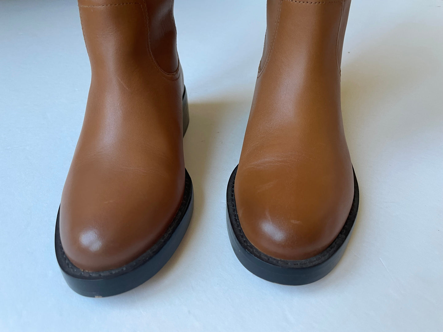 Boots Over-the-knee Flats By J. Crew In Bronze, Size: 5