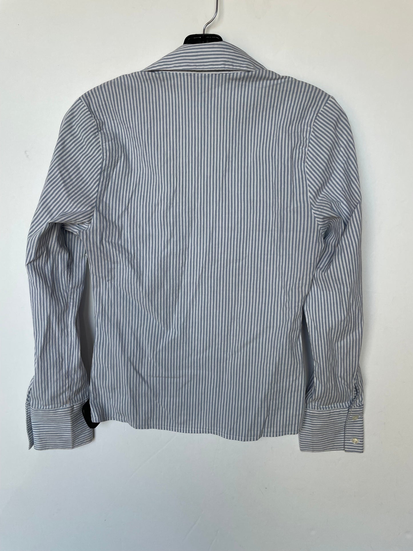 Top Long Sleeve By Abercrombie And Fitch In Striped Pattern, Size: S