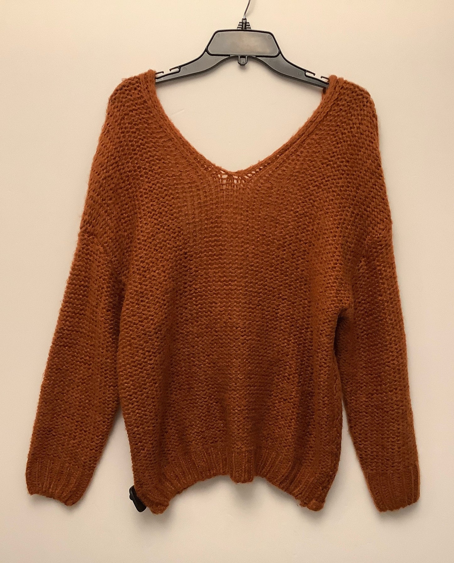 Sweater By Blu Pepper In Orange, Size: M