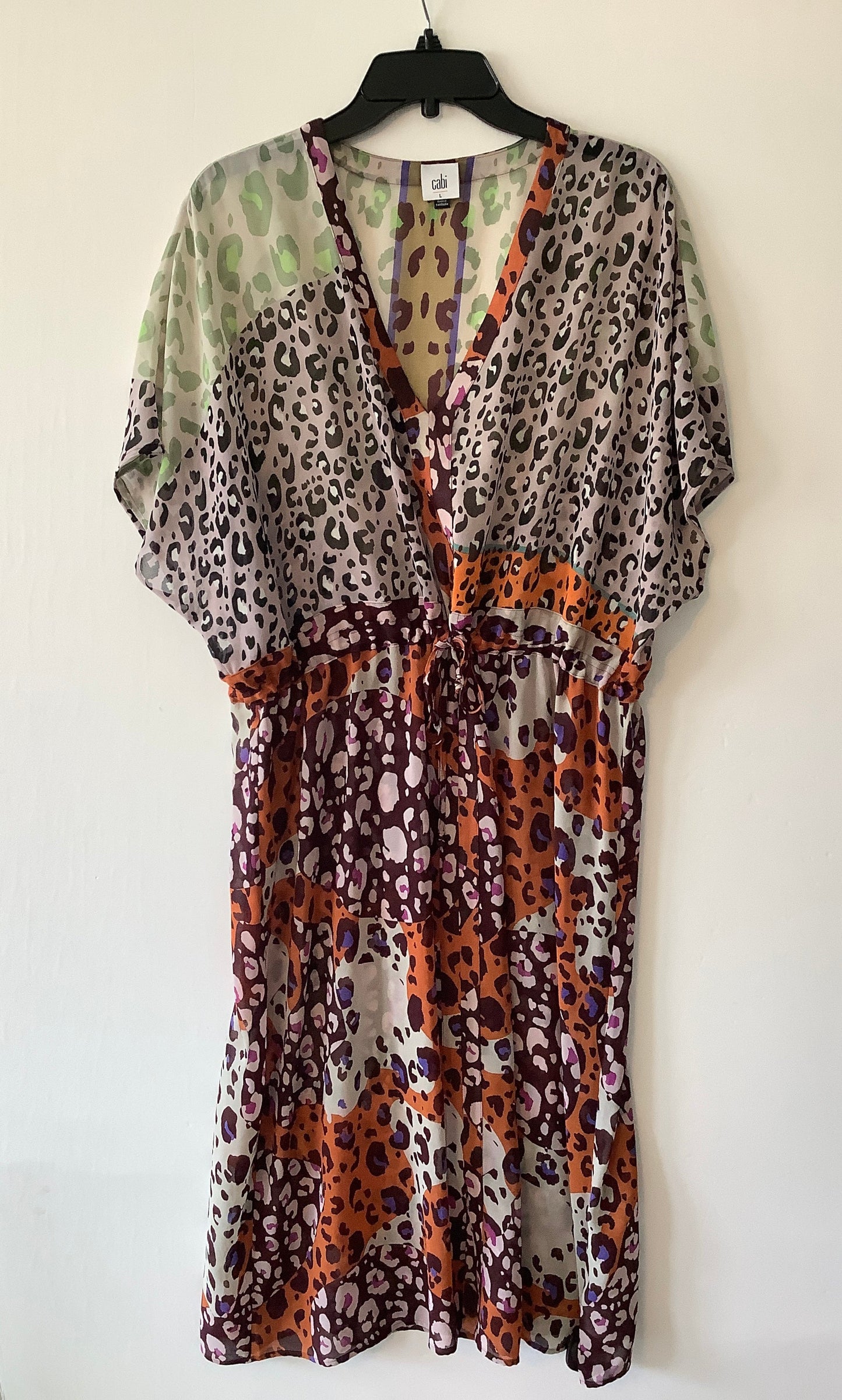 Dress Casual Midi By Cabi In Multi-colored, Size: L