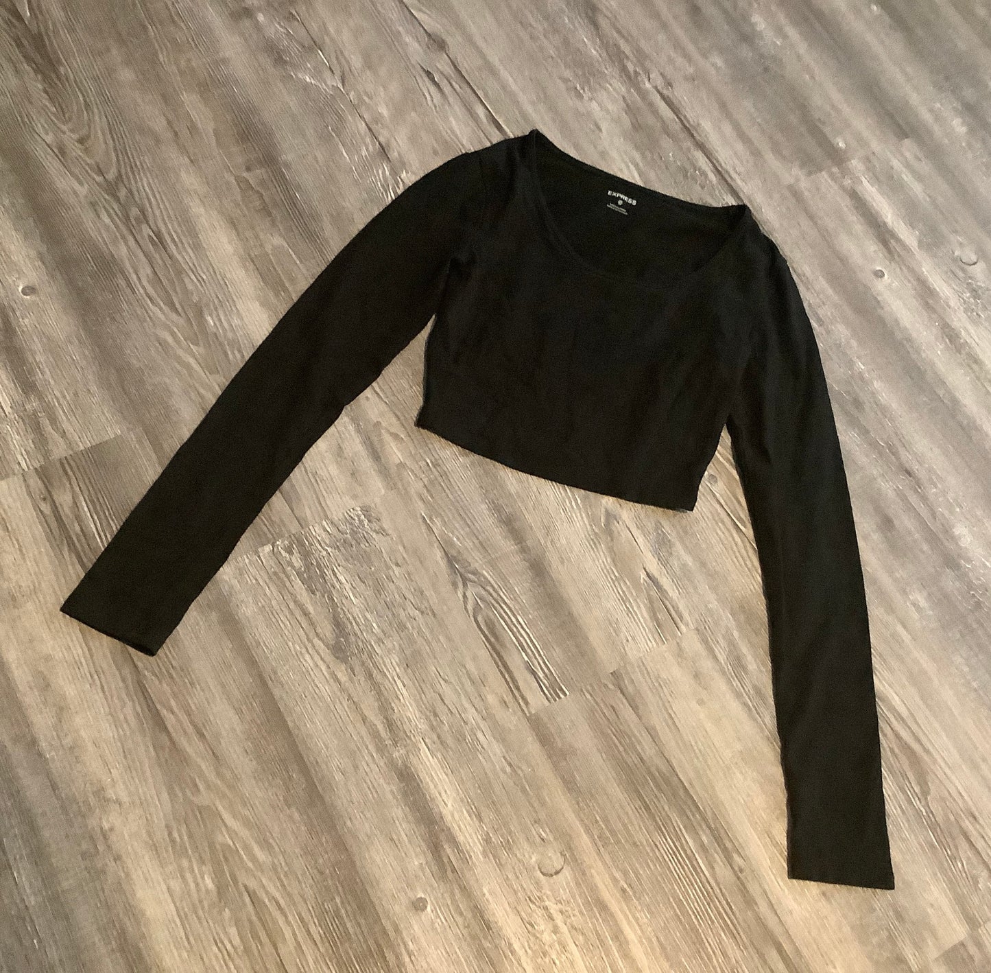 Black Top Long Sleeve Express, Size Xs