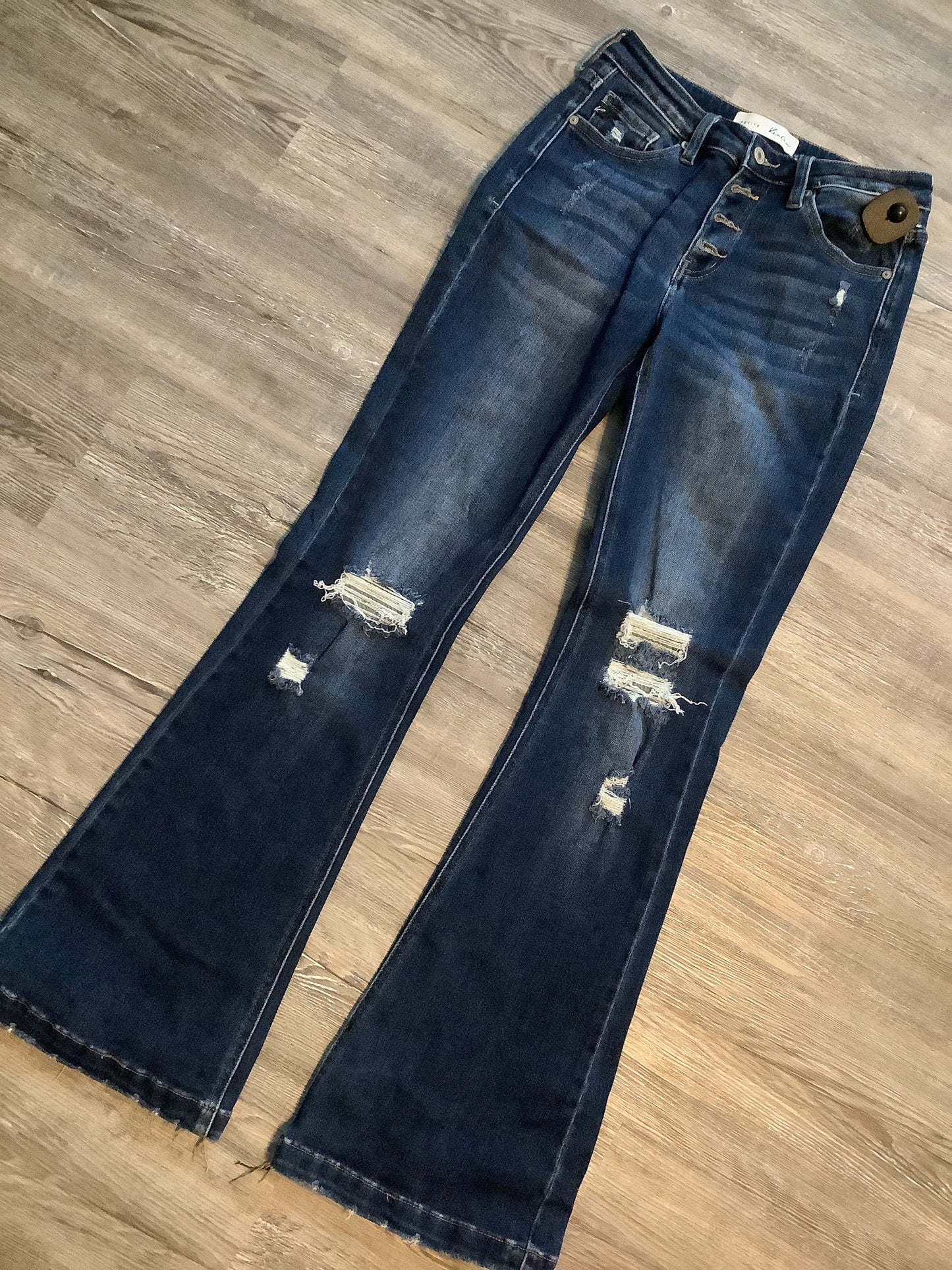 Blue Jeans Flared Kancan, Size 4