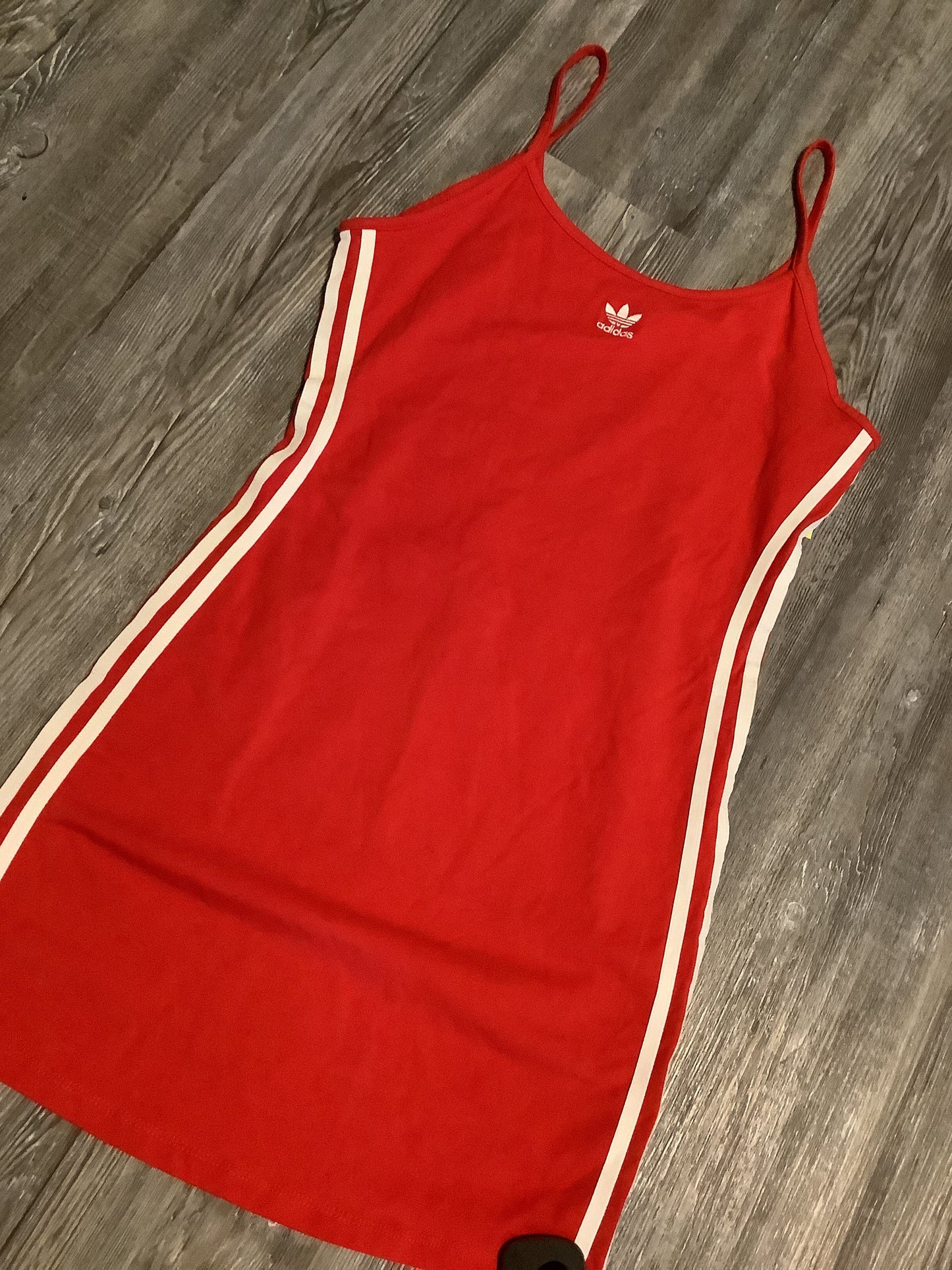 Athletic Dress By Adidas In Red, Size: L