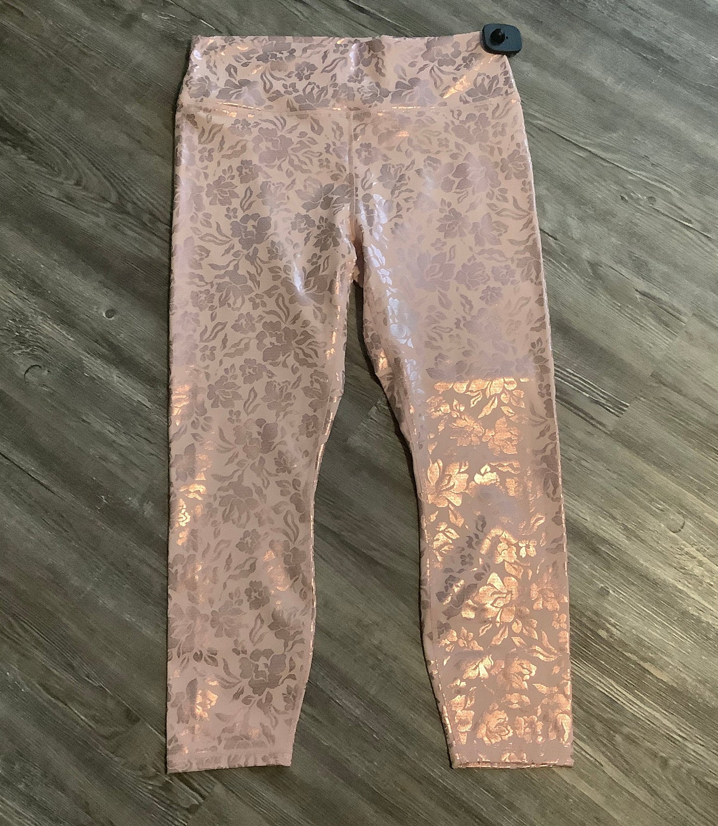 Pink Athletic Leggings Fabletics, Size Xl