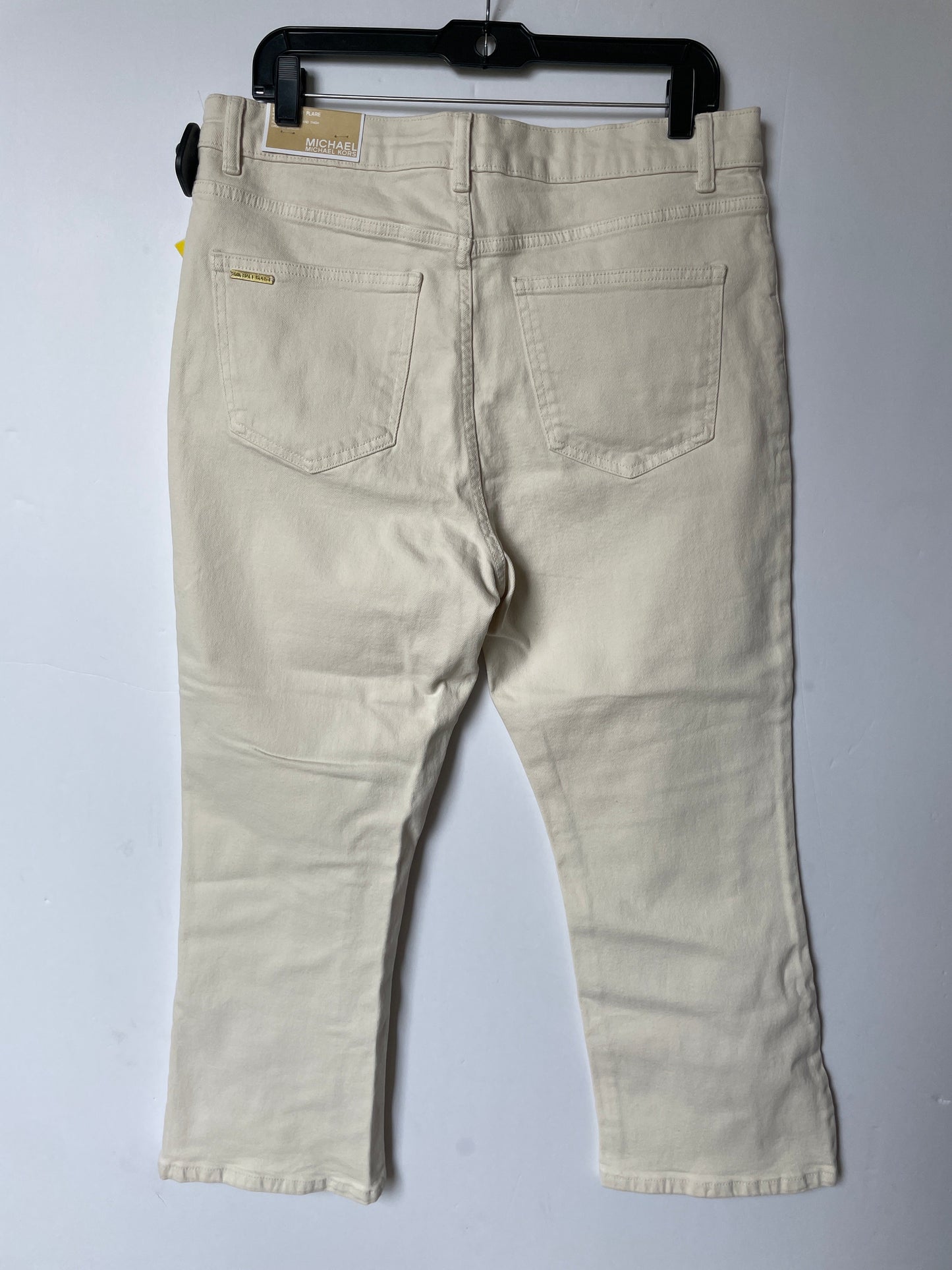 White Jeans Flared Michael Kors, Size 14