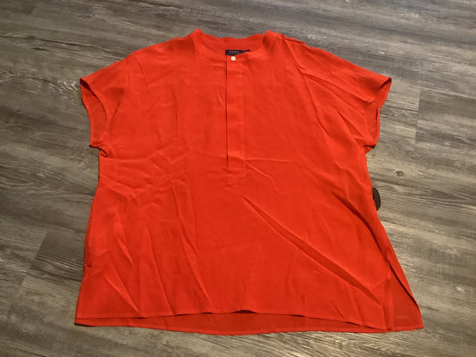 Red Top Short Sleeve Polo Ralph Lauren, Size L