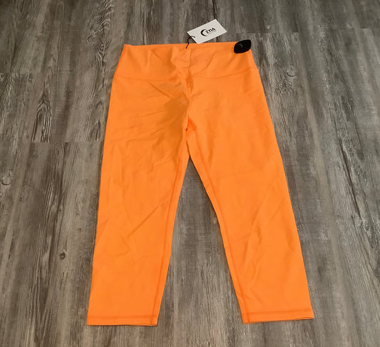 Orange Athletic Leggings Zyia, Size M