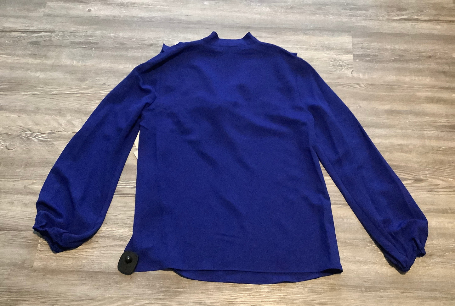 Blue Top Long Sleeve Kasper, Size Xs