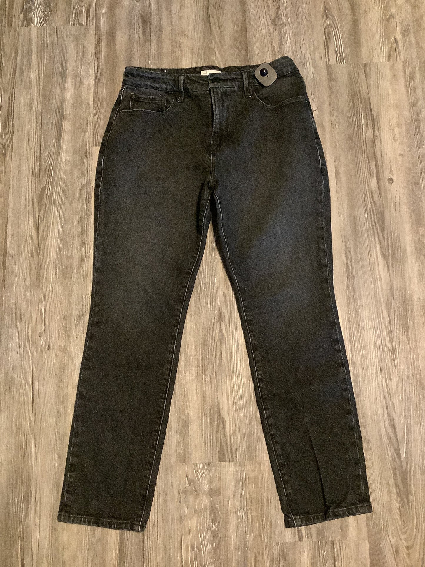 Jeans Boyfriend By Good American In Black, Size: 8