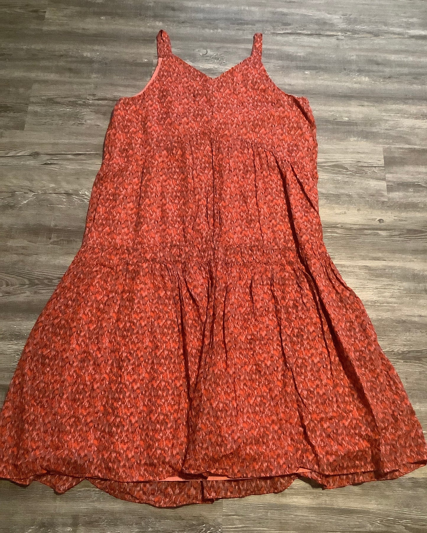 Pink & Red Dress Casual Maxi Joie, Size Xxl