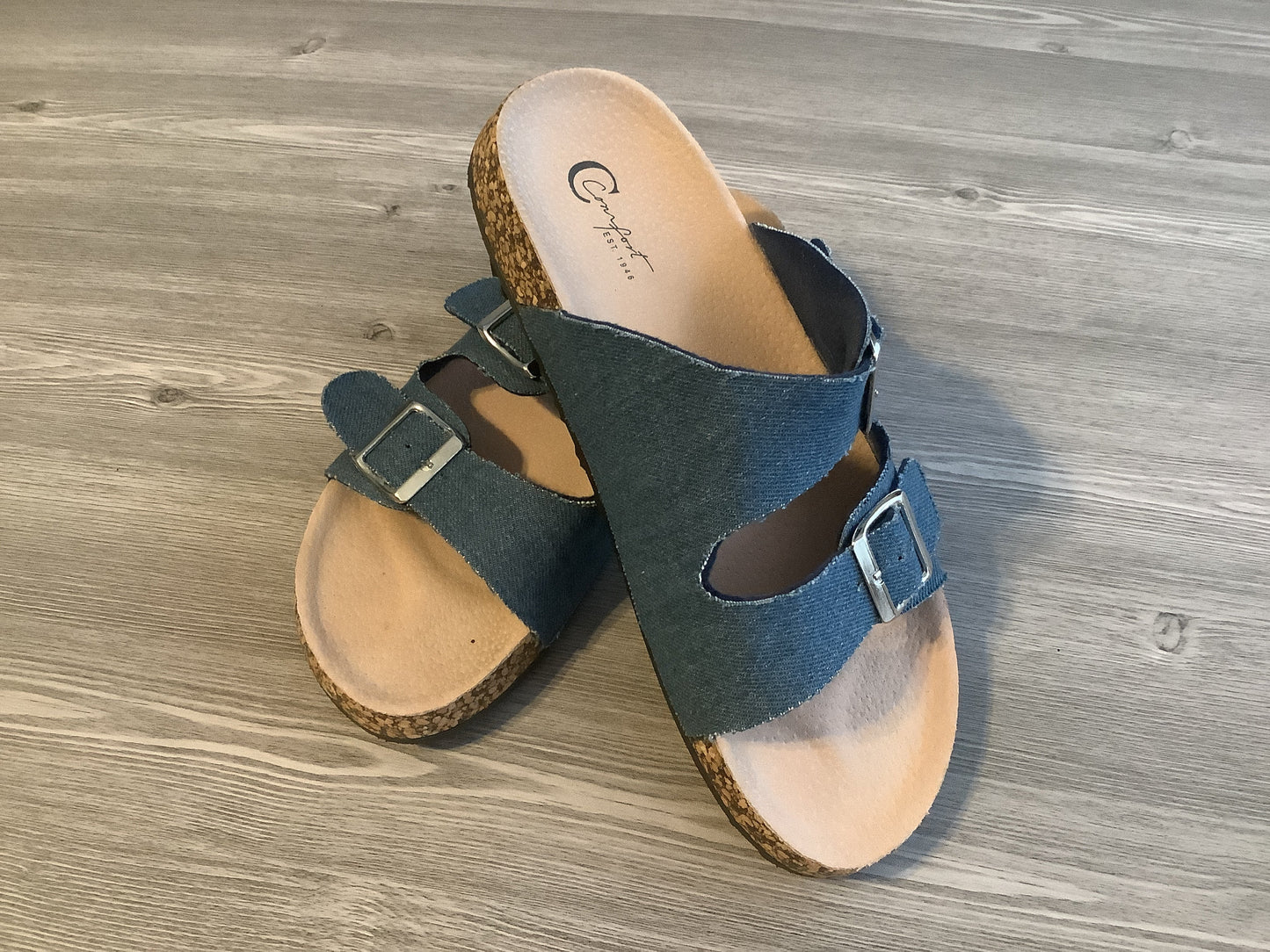 Blue Sandals Flats Clothes Mentor, Size 8