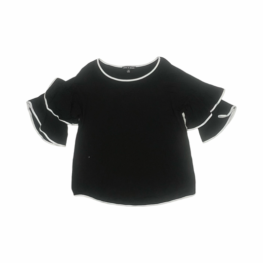 Top Ss By Cable And Gauge In Black & White, Size:S
