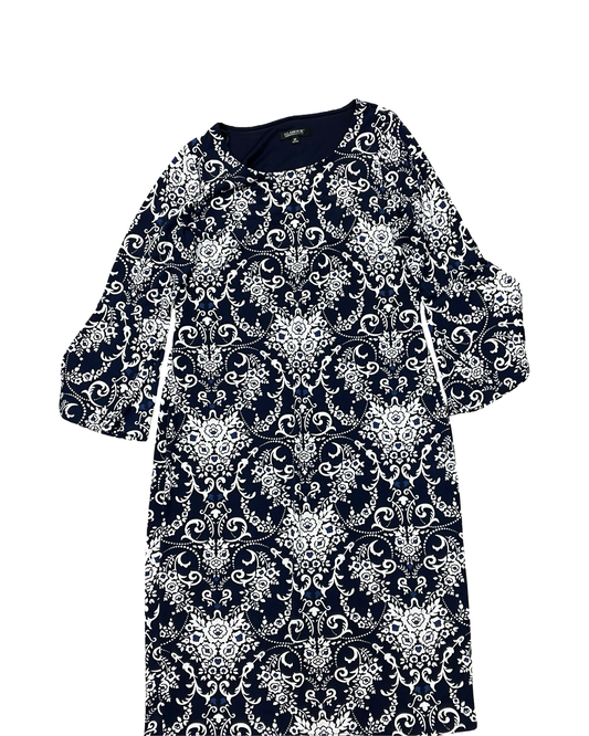 Dress Work By Glamour In Navy, Size:M