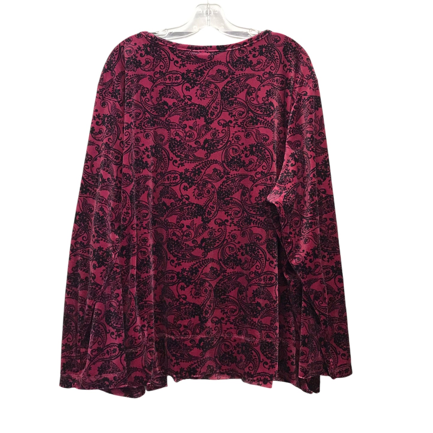 Top Ls By Woman Within In Purple, Size:3X