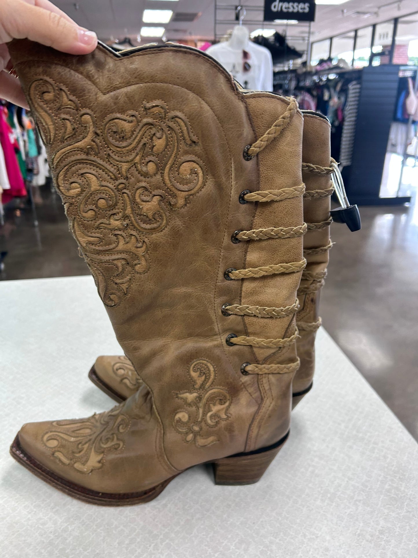 Boots Western By Corral In Tan, Size:8