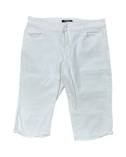 Shorts By Chaps In White, Size:12