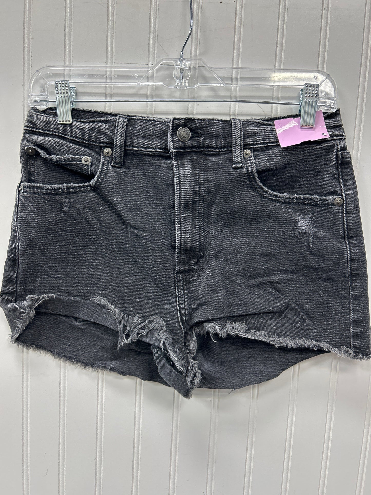 Shorts By Abercrombie And Fitch In Black Denim, Size:4