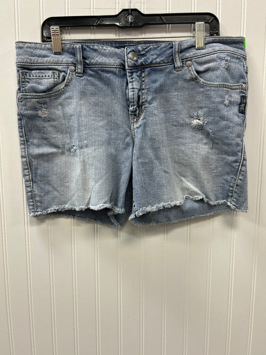 Shorts By Silver In Blue Denim, Size:12