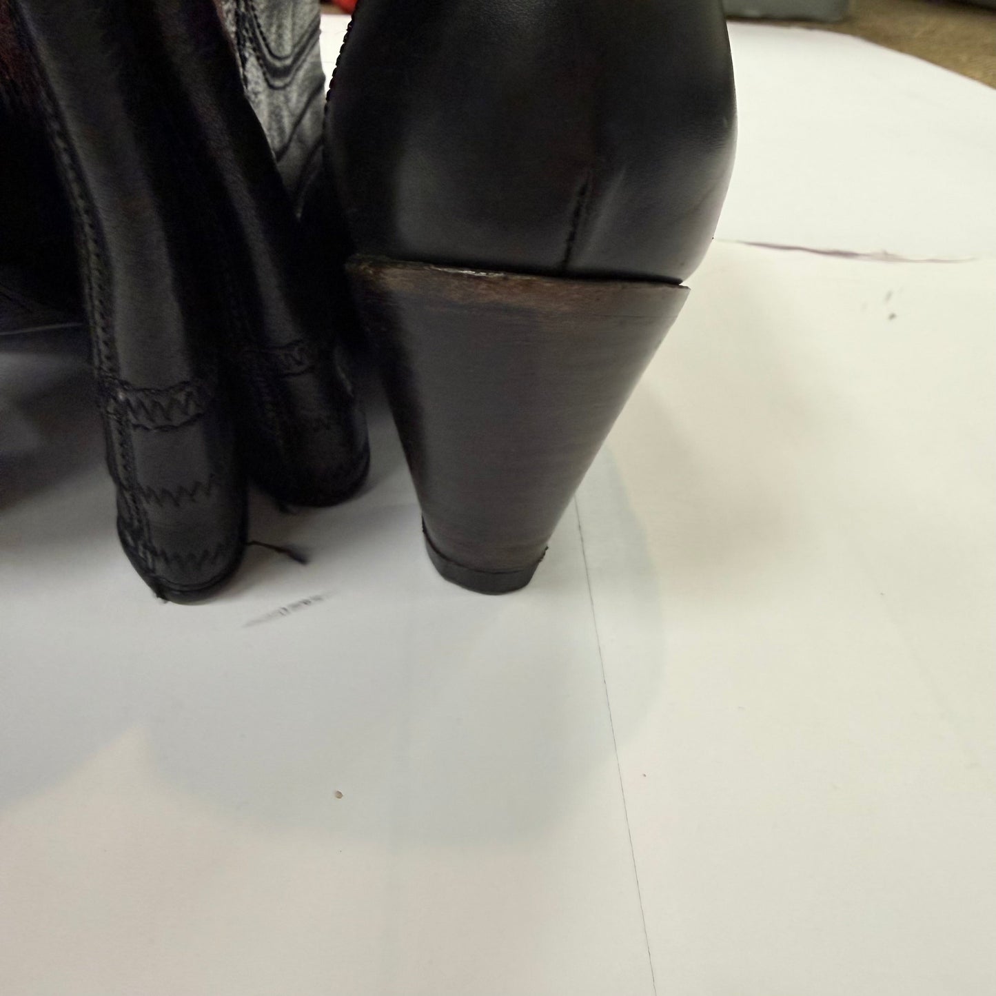 Boots Designer By Frye In Black, Size: 6