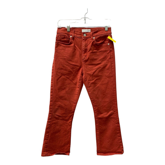 Jeans Flared By Loft In Orange, Size:2