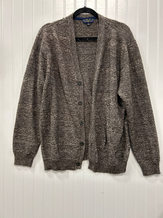 Sweater Cardigan By Club Room In Brown, Size:Xl