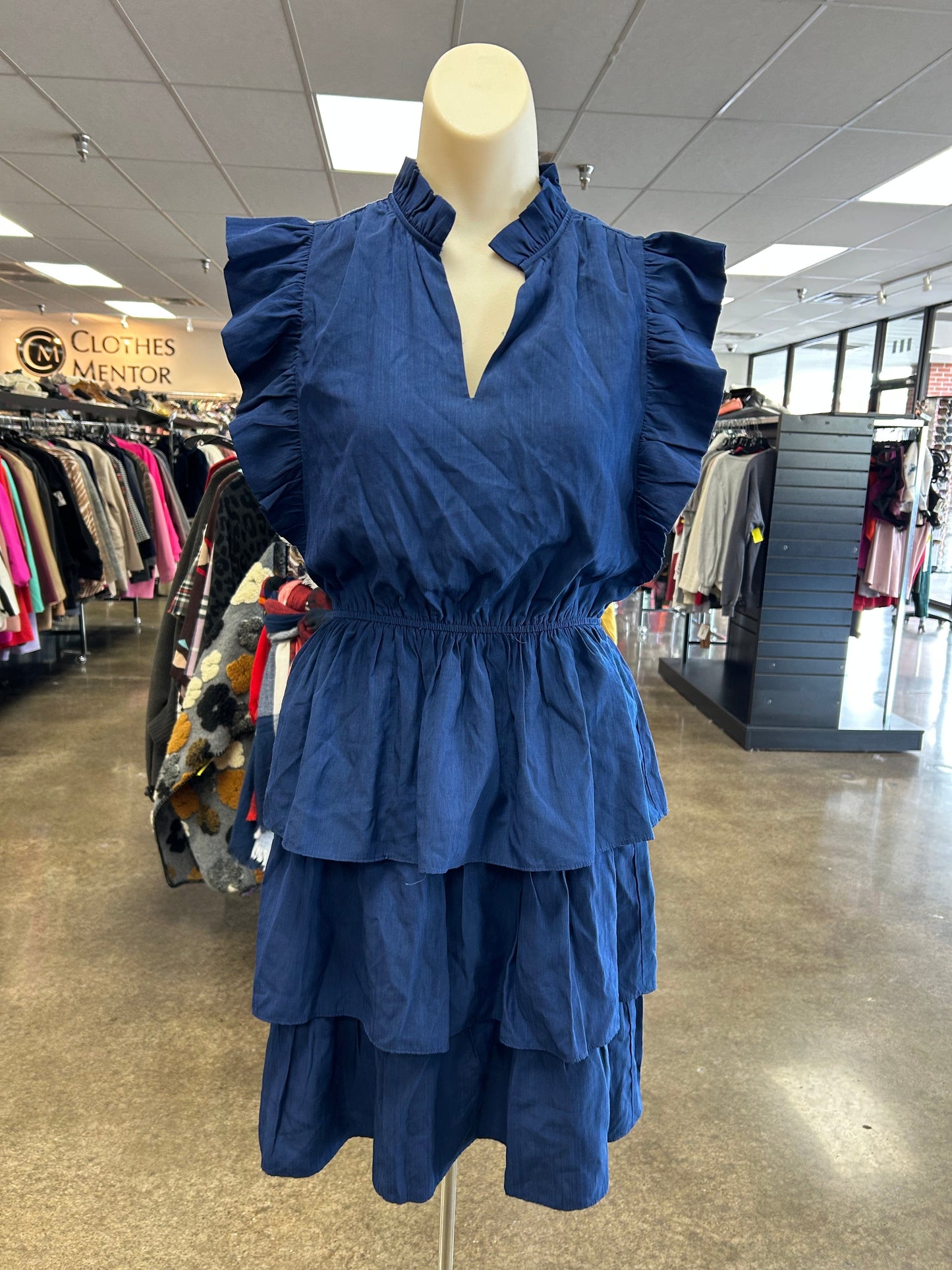 Dress Casual Short By Joy Joy In Blue, Size:Xs