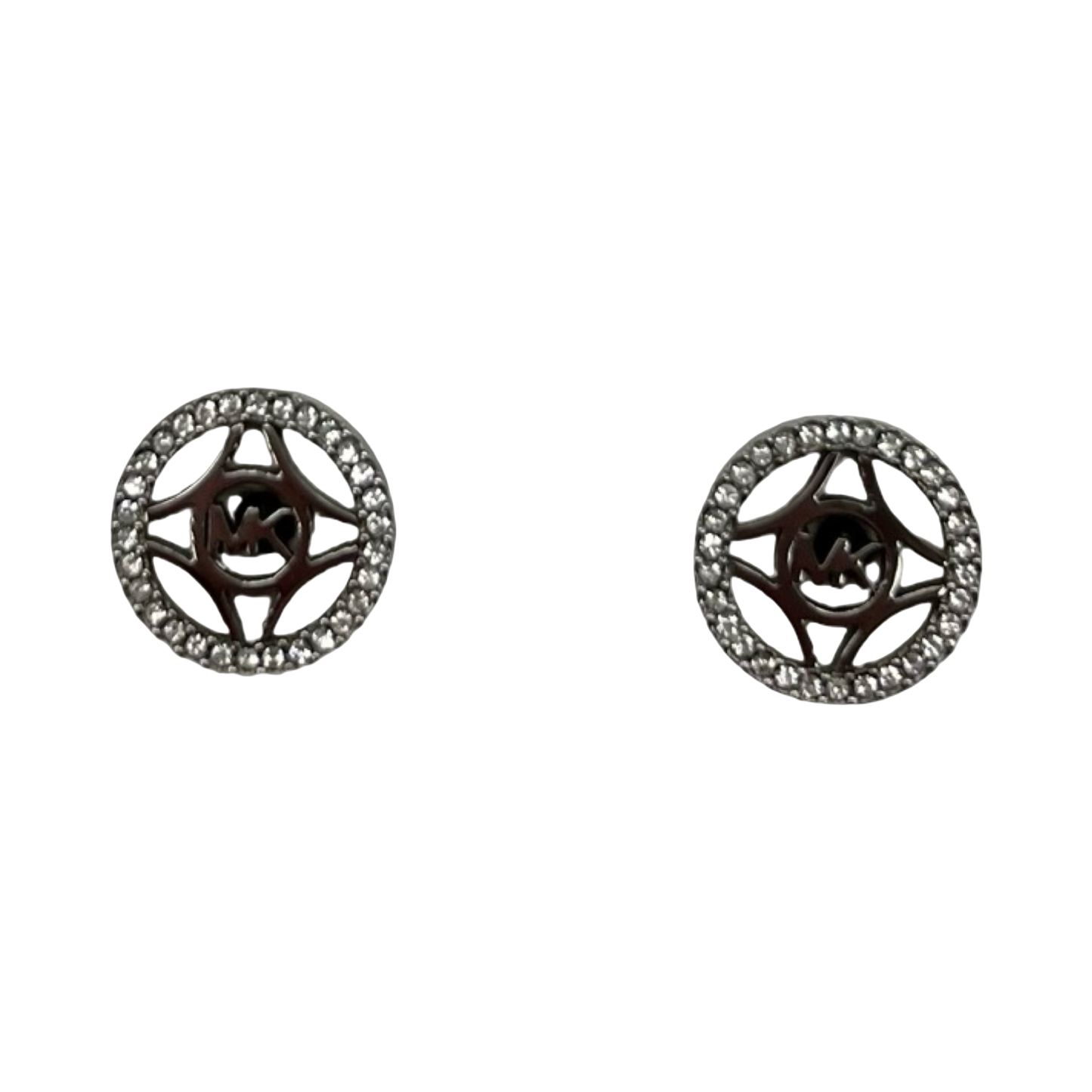 Earrings Designer By Michael Kors In Silver