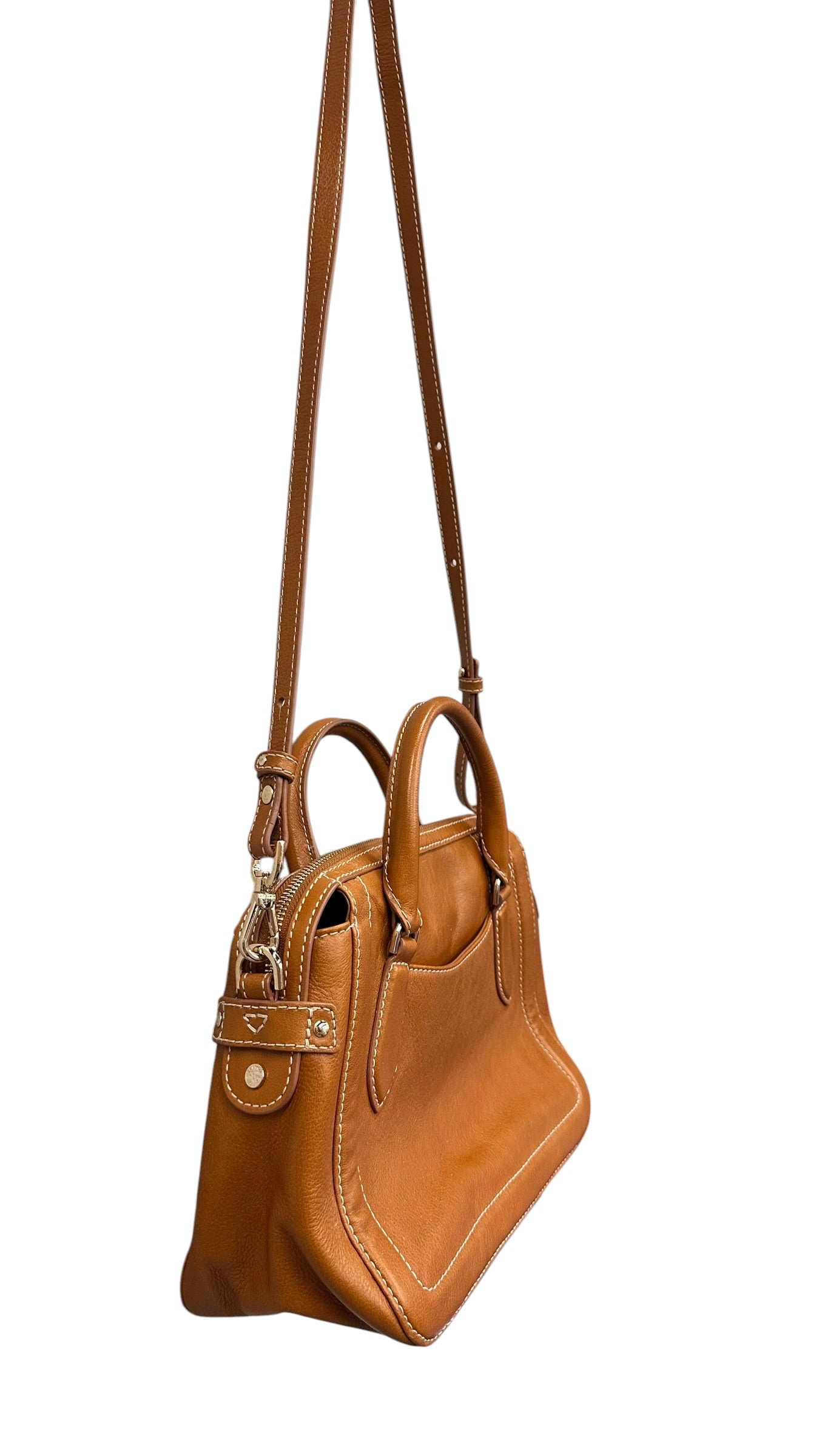 Handbag Designer By Brahmin, Size: Small